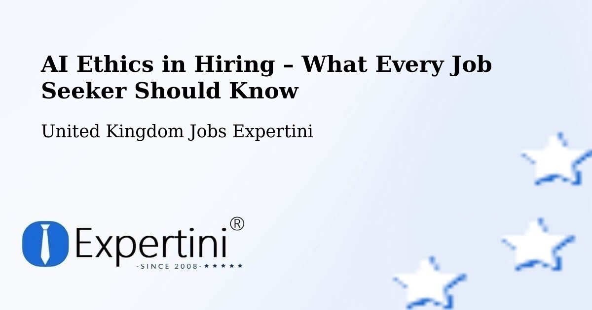 AI Ethics in Recruitment & Hiring – Waterloo - Waterloo, United Kingdom Jobs Expertini