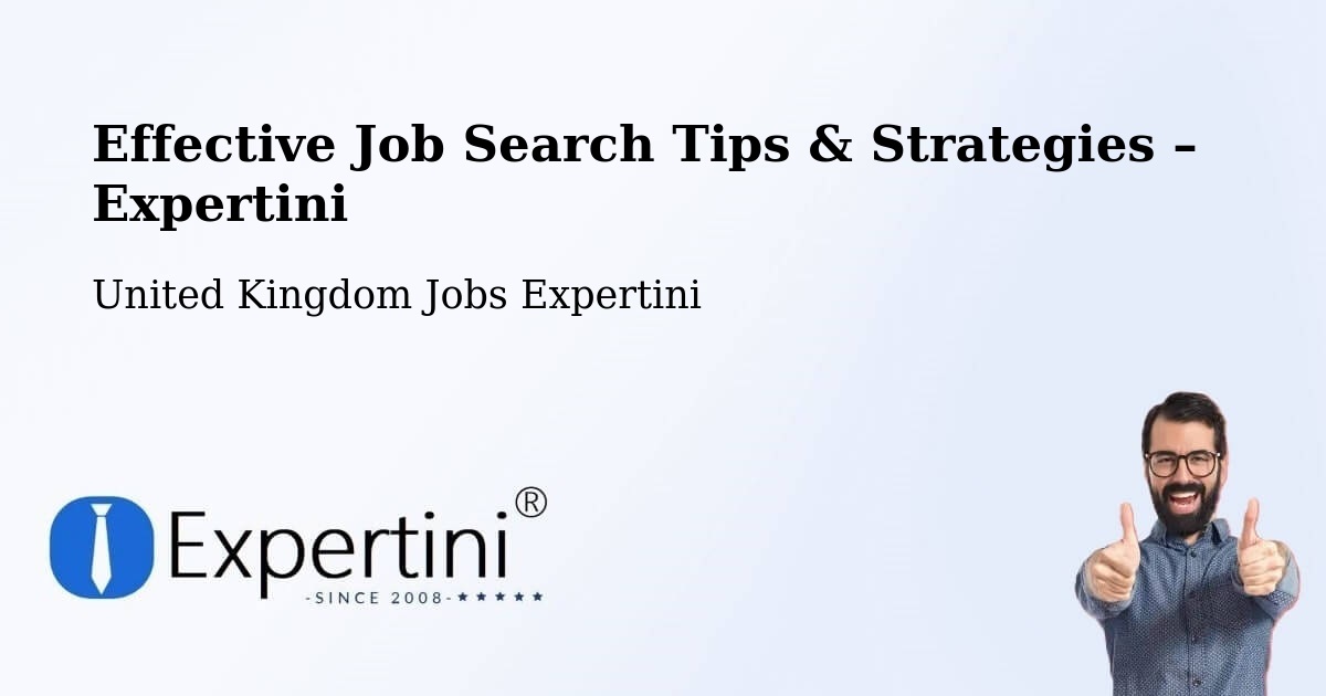 Job Search Tips & Strategies for Job Seekers – Waterloo - Waterloo, United Kingdom Jobs Expertini